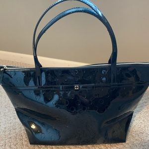 Kate spade patent leather tote with bow